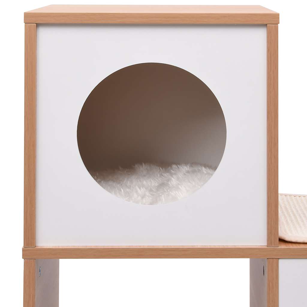 Macskaház szizál kaparószőnyeggel 100 cm - Image 5