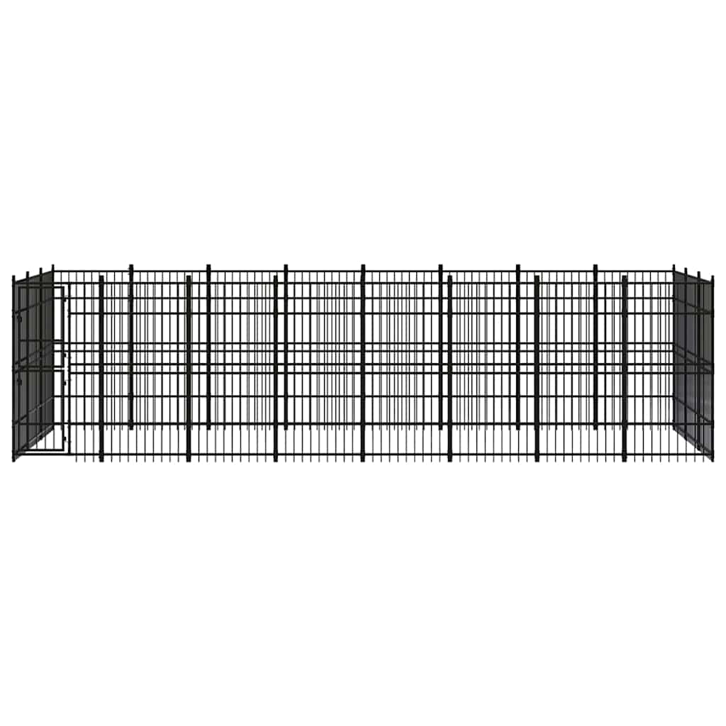 Acél kültéri kutyakennel 22,12 m² - Image 2