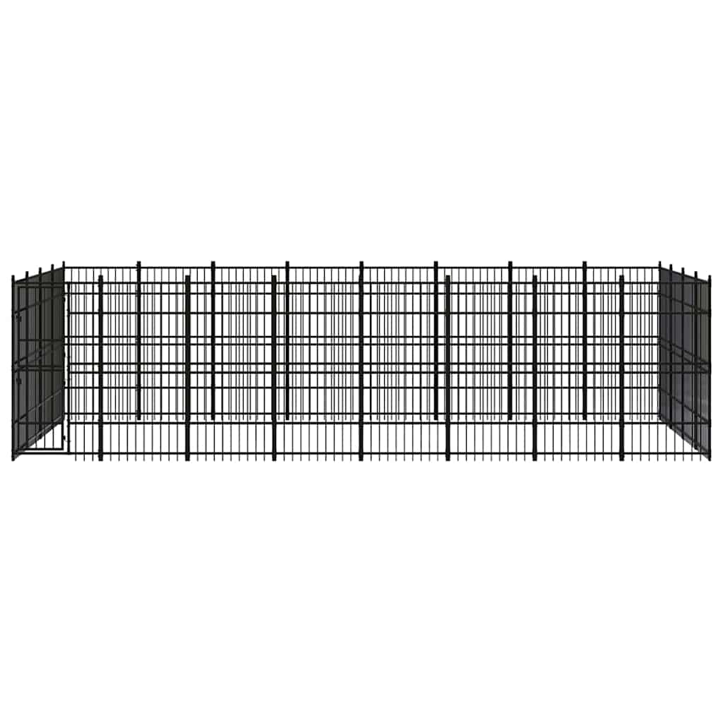 Acél kültéri kutyakennel 29,49 m² - Image 2