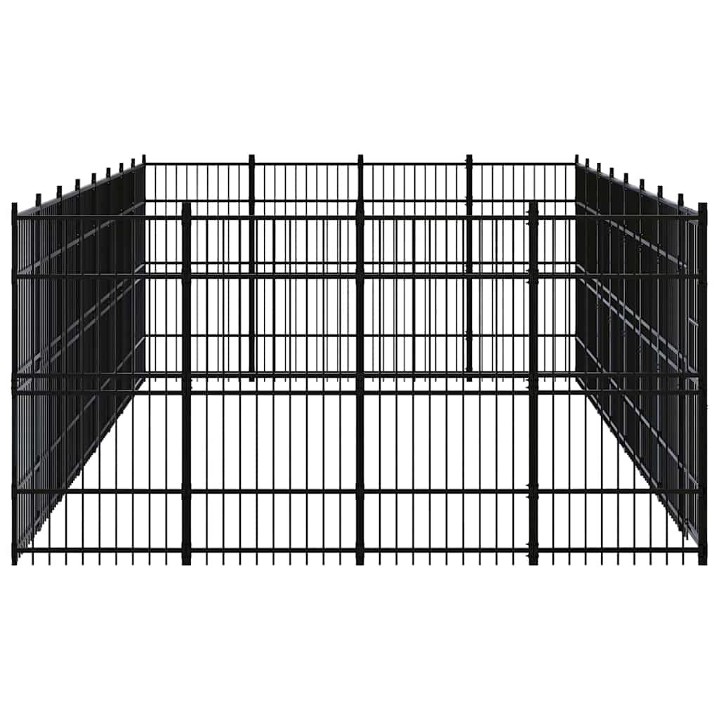 Acél kültéri kutyakennel 29,49 m² - Image 3