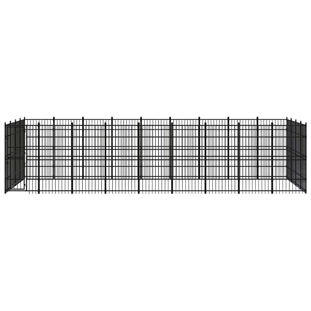 Acél kültéri kutyakennel 33,18 m² - Image 2