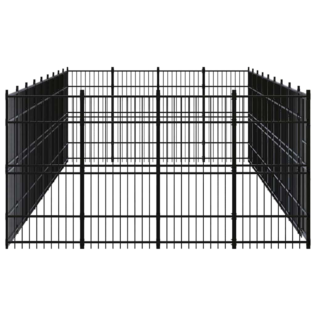 Acél kültéri kutyakennel 33,18 m² - Image 3