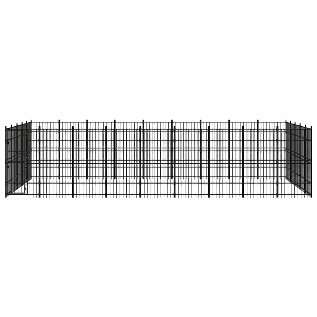 Acél kültéri kutyakennel 41,47 m² - Image 2