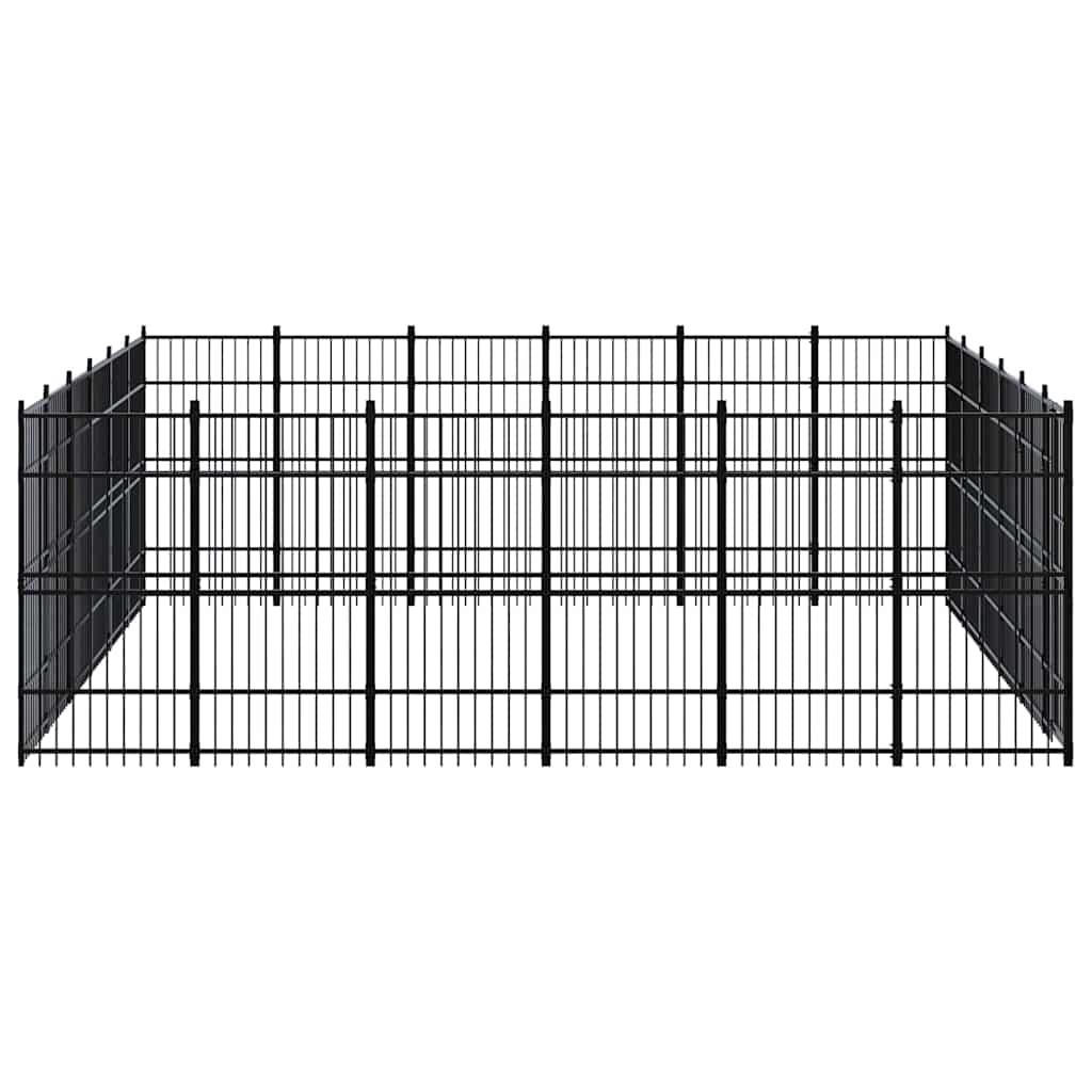 Acél kültéri kutyakennel 33,18 m² - Image 3