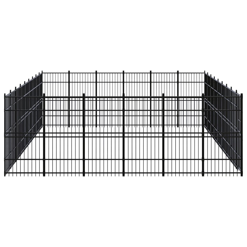 Acél kültéri kutyakennel 49,77 m² - Image 3