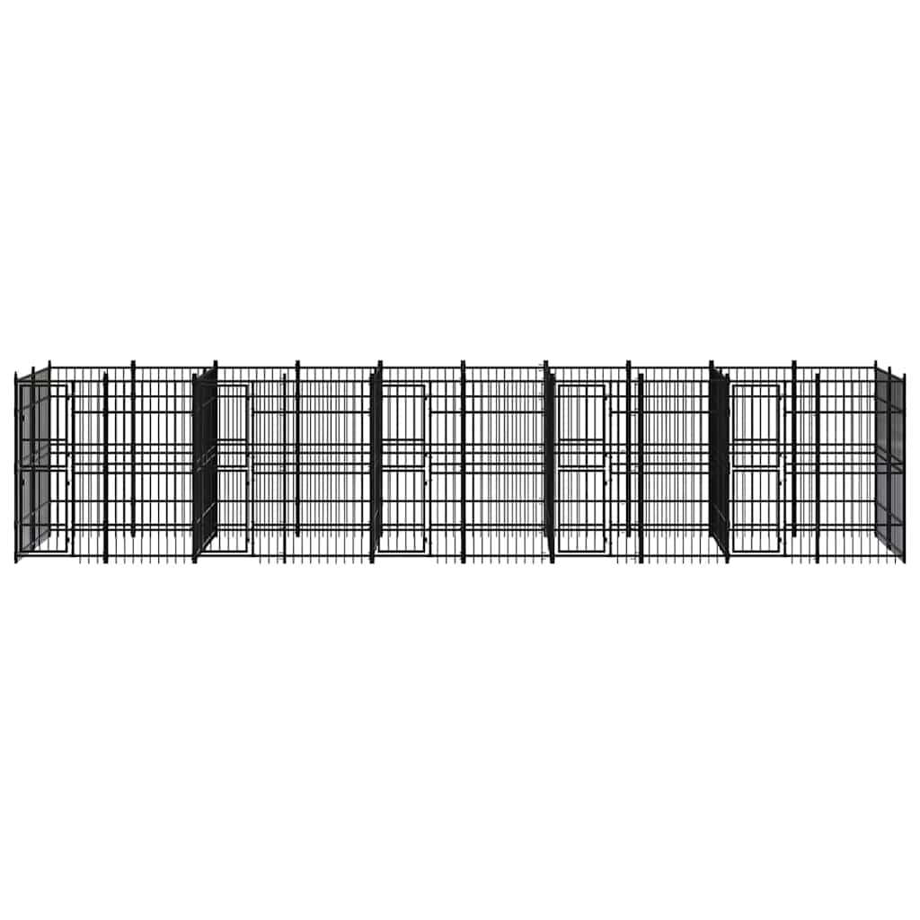 Acél kültéri kutyakennel 18,43 m² - Image 2