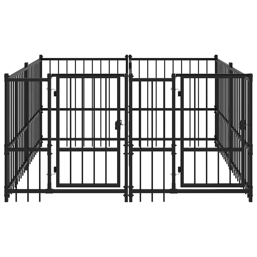 Acél kültéri kutyakennel 3,75 m² - Image 3