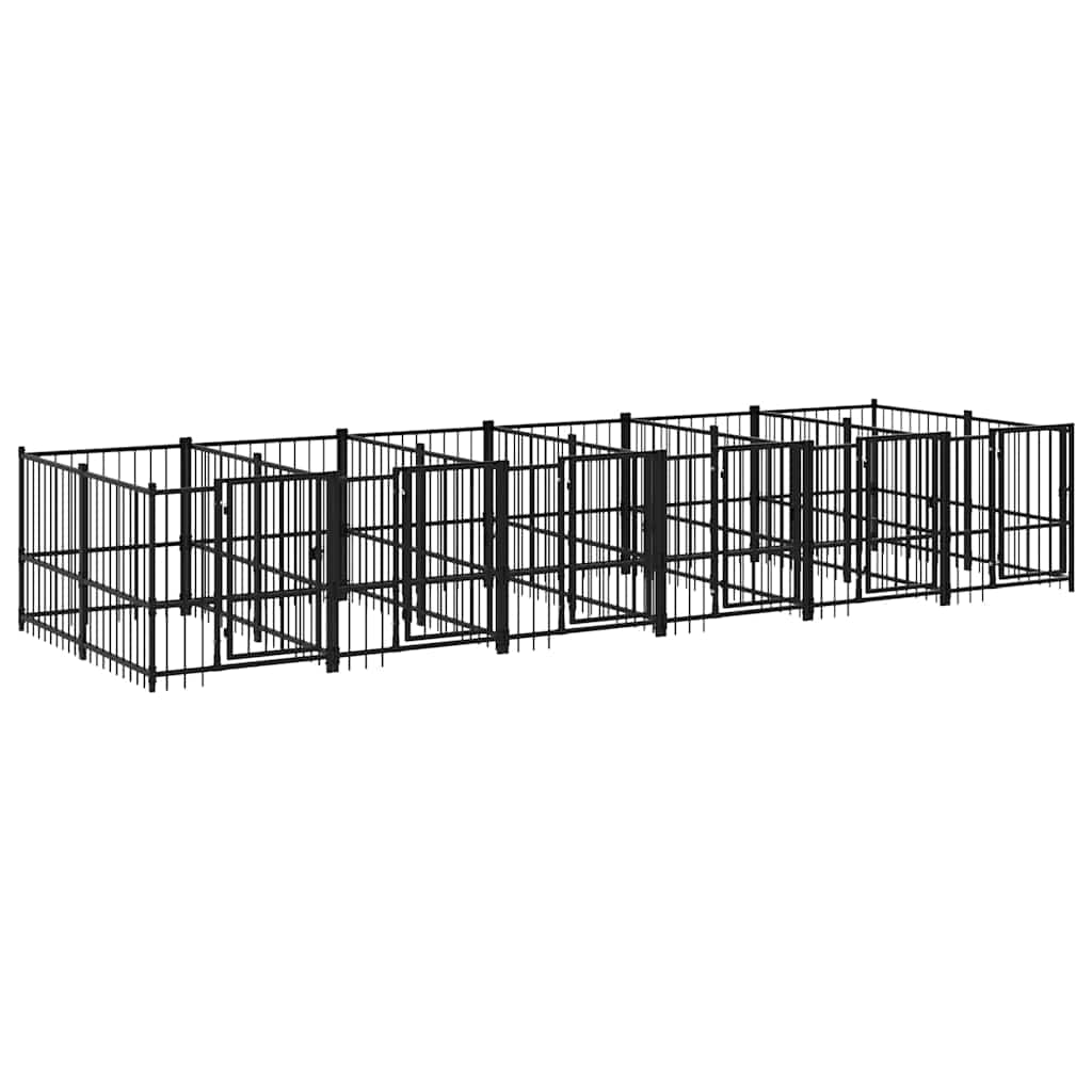 Acél kültéri kutyakennel 11,26 m² - Image 2