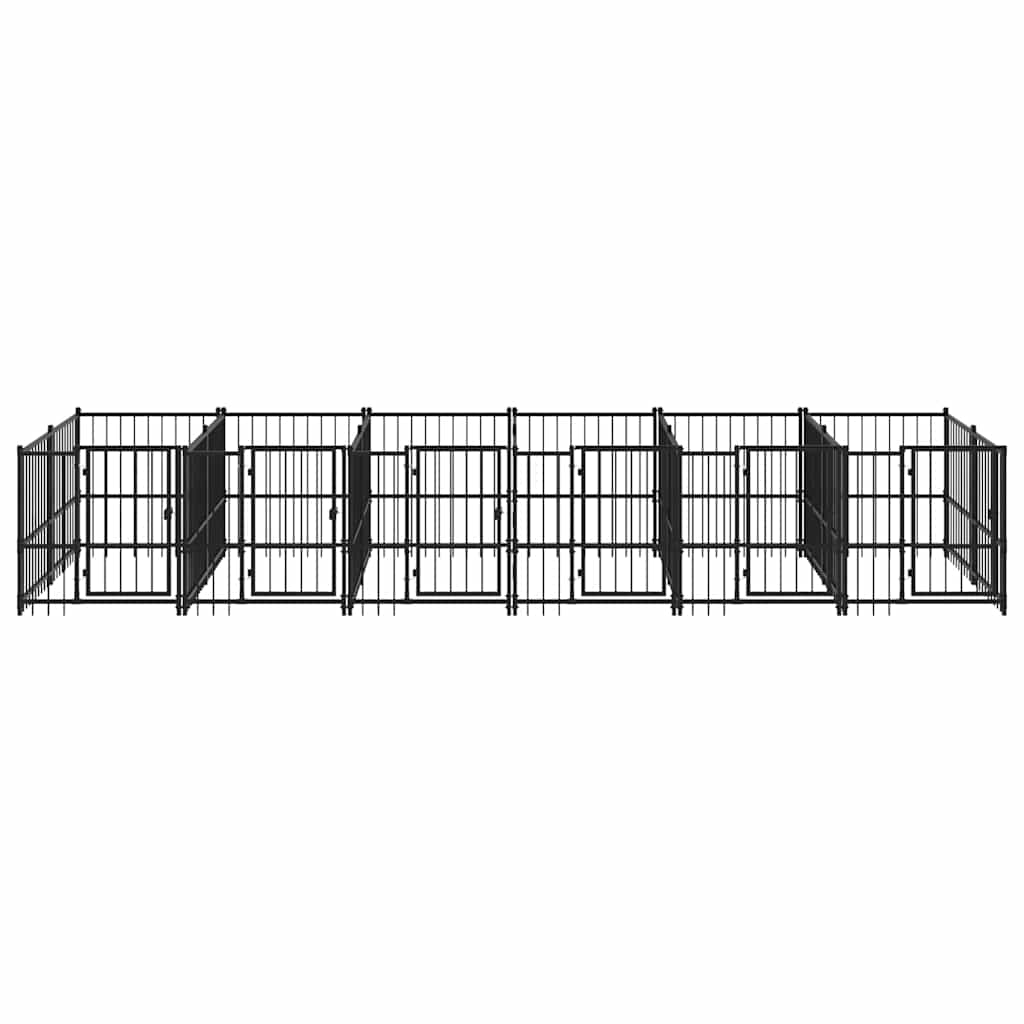 Acél kültéri kutyakennel 11,26 m² - Image 3
