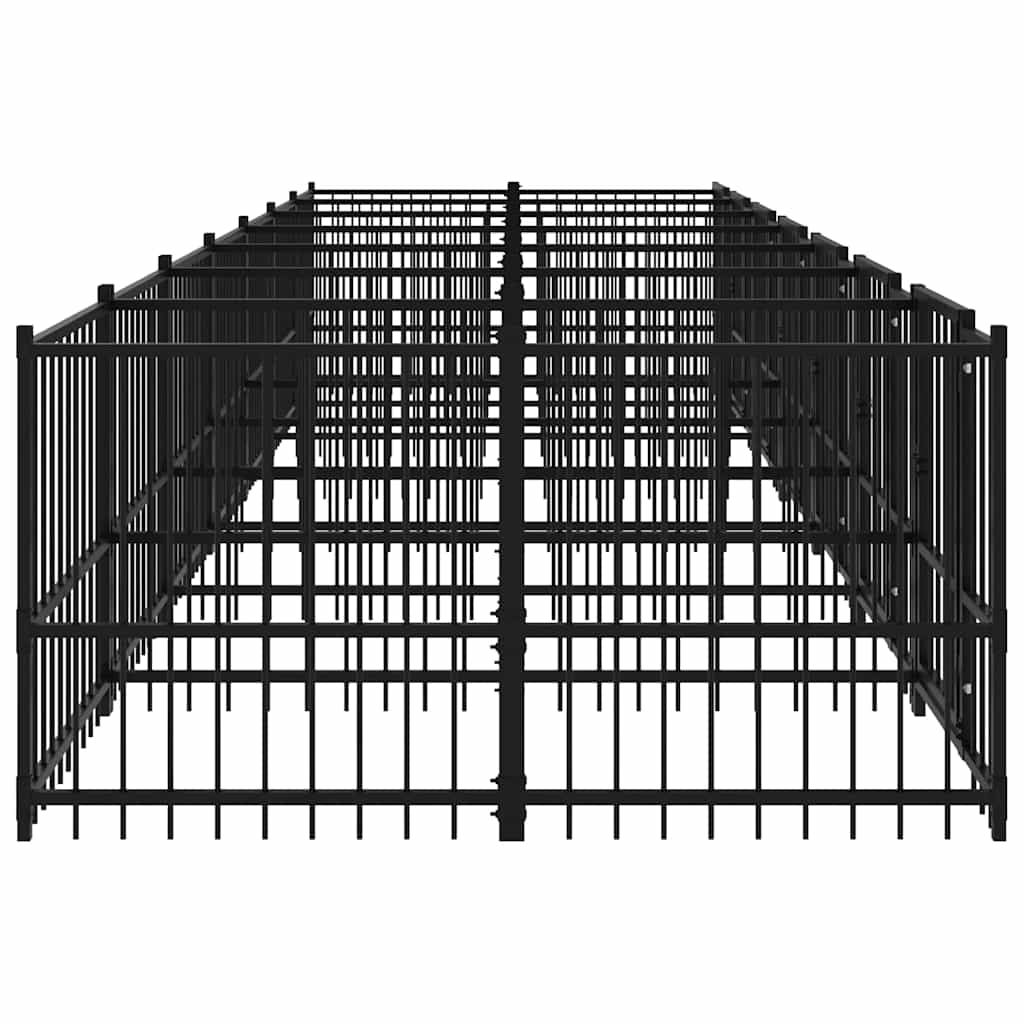 Acél kültéri kutyakennel 13,14 m² - Image 4