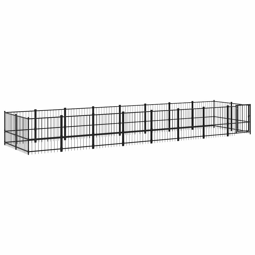 Acél kültéri kutyakennel 15,02 m² - Image 2