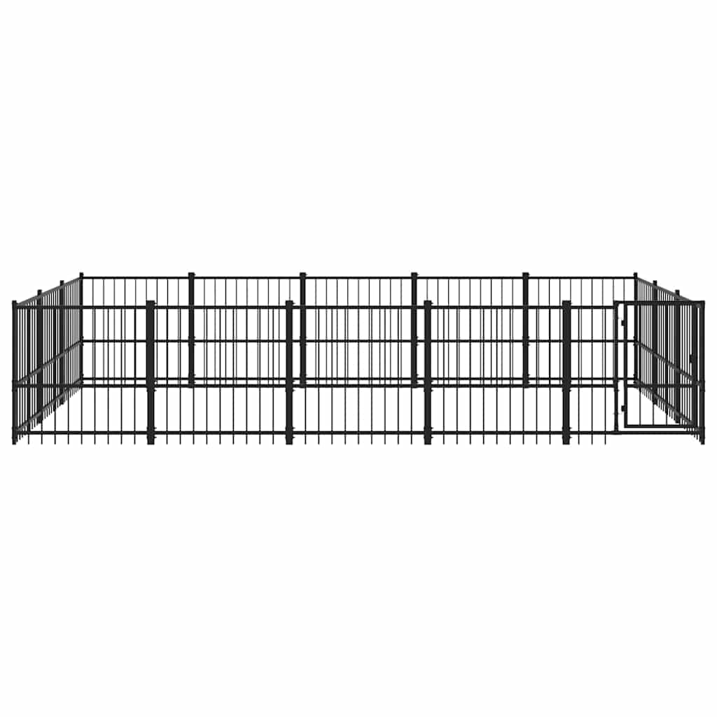 Acél kültéri kutyakennel 14,11 m² - Image 3