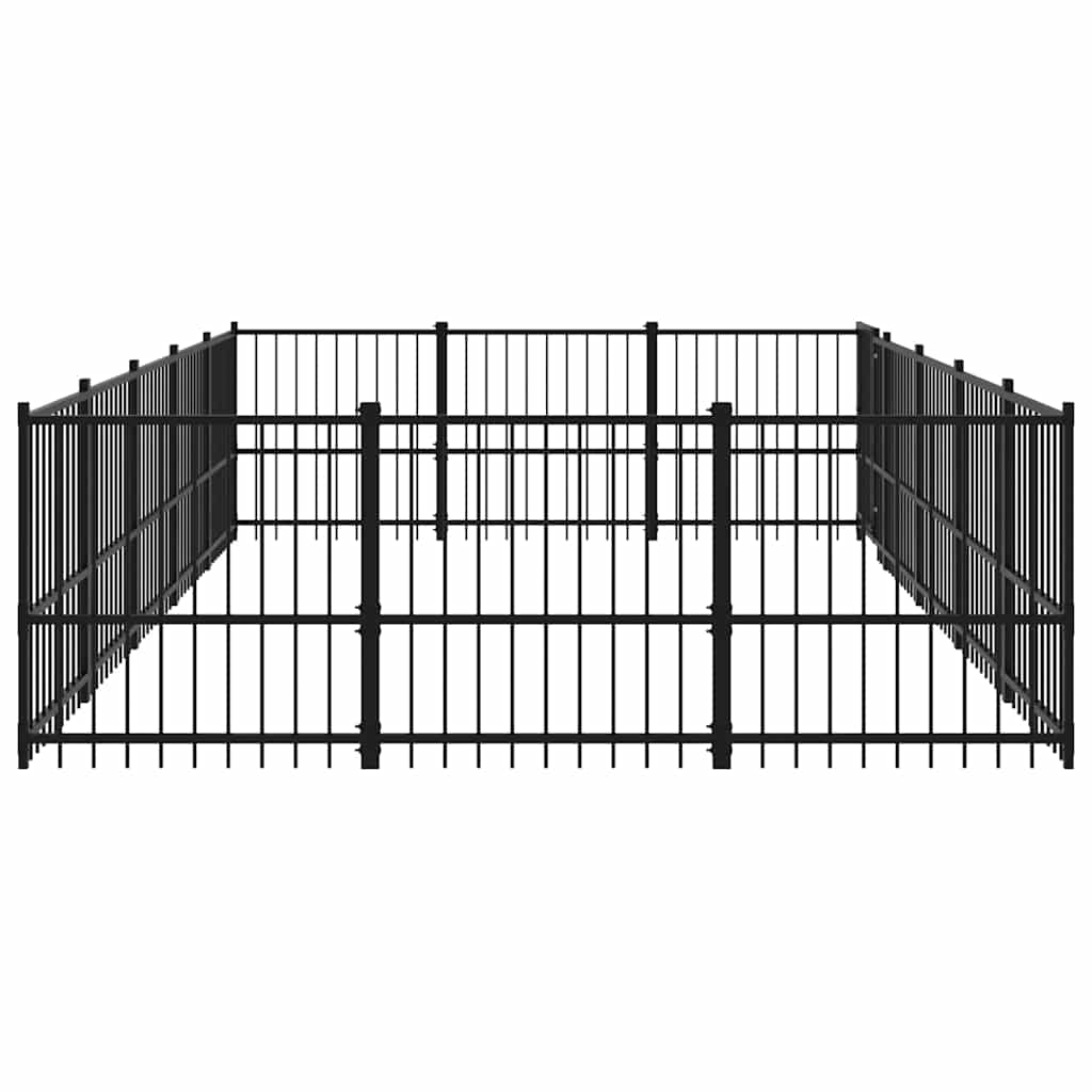Acél kültéri kutyakennel 14,11 m² - Image 4