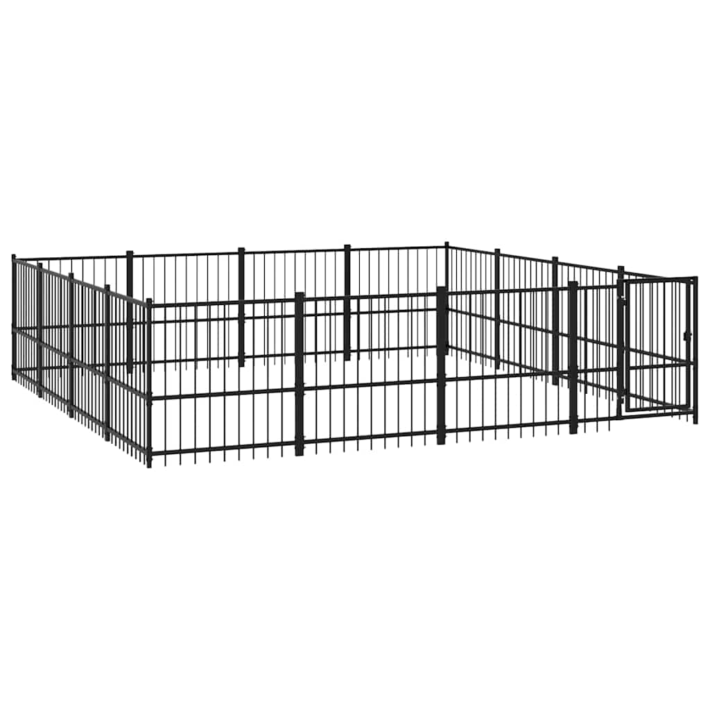 Acél kültéri kutyakennel 15,05 m² - Image 2