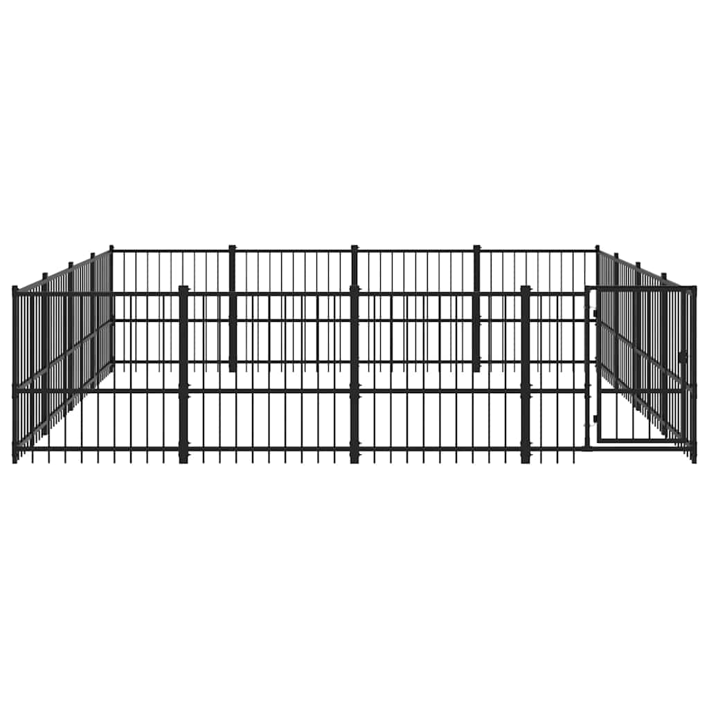Acél kültéri kutyakennel 15,05 m² - Image 3