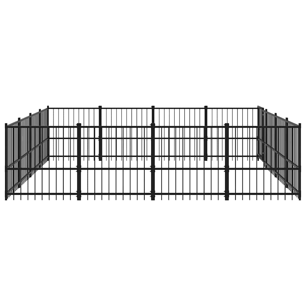 Acél kültéri kutyakennel 15,05 m² - Image 4