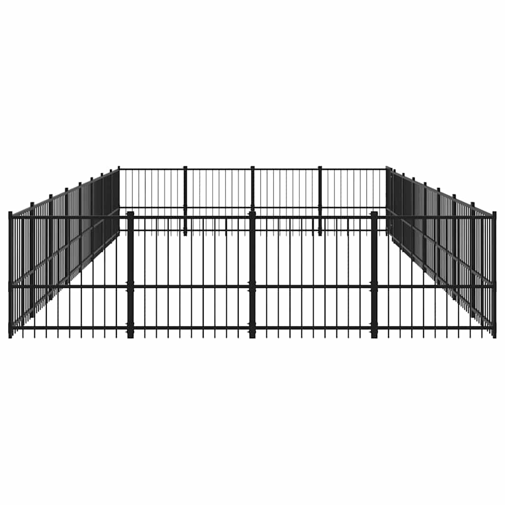 Acél kültéri kutyakennel 30,11 m² - Image 4
