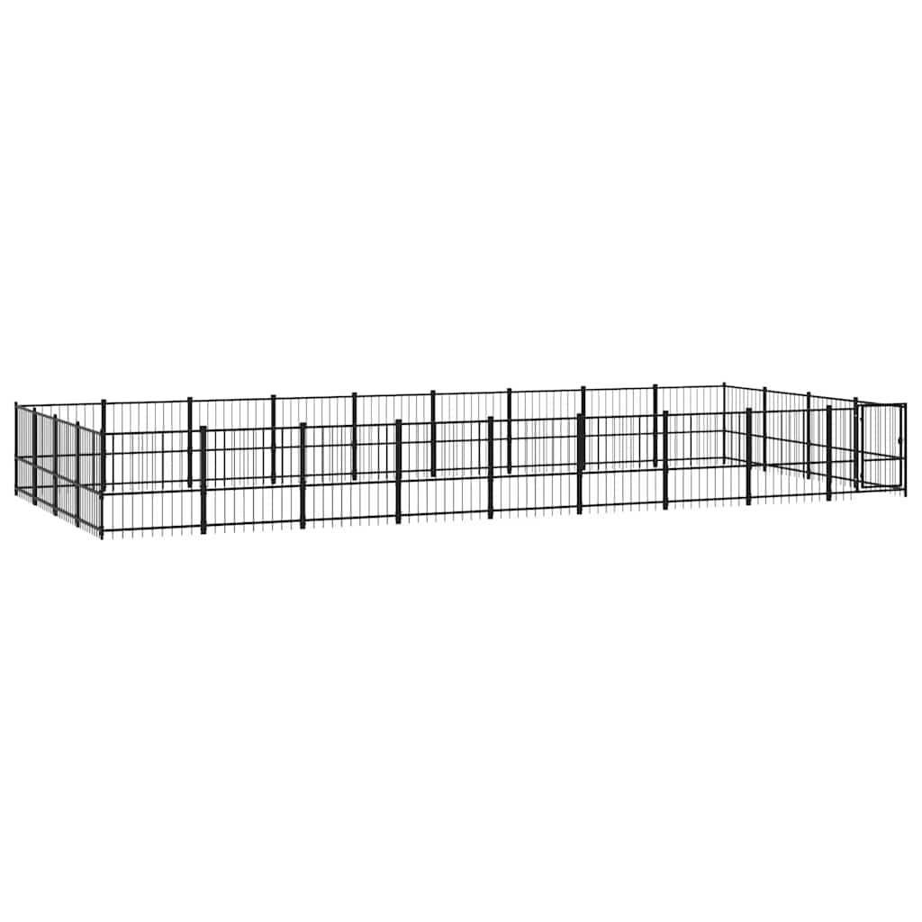 Acél kültéri kutyakennel 33,87 m² - Image 2