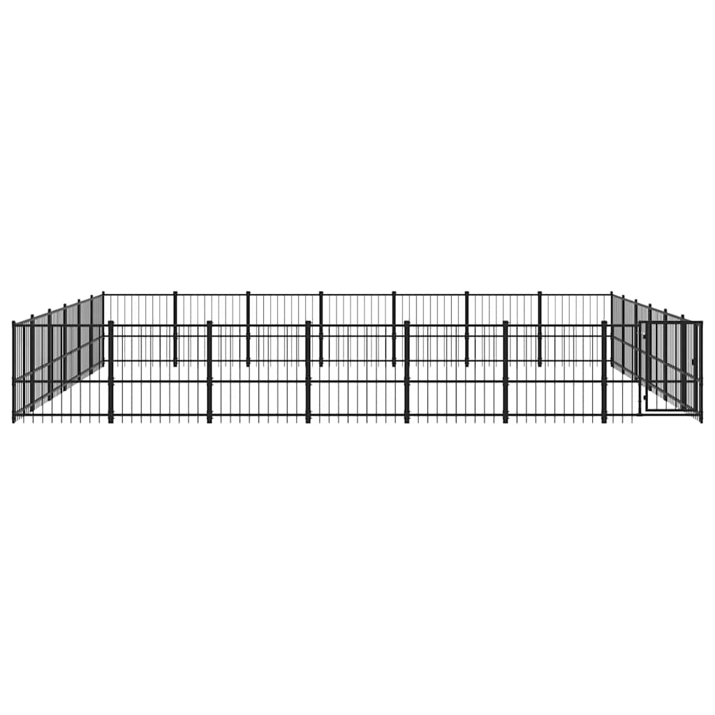 Acél kültéri kutyakennel 39,52 m² - Image 3