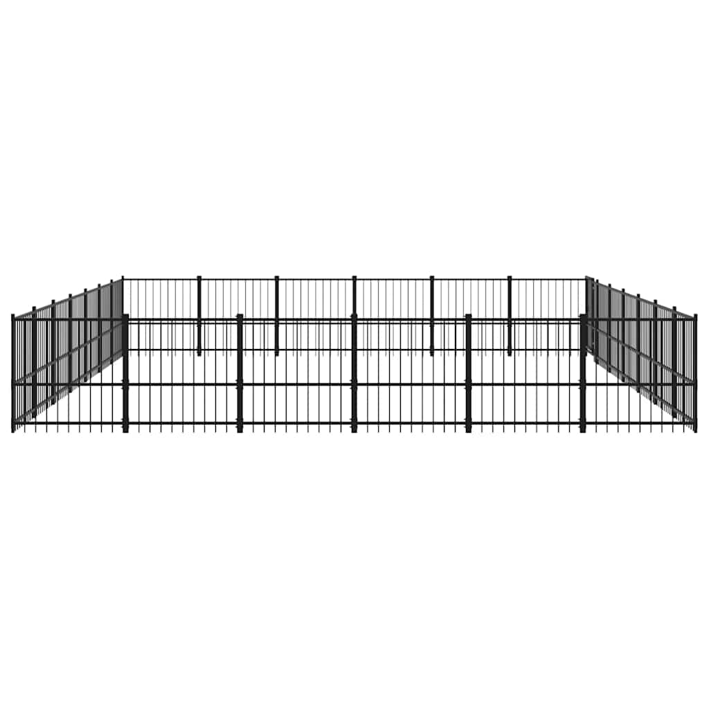 Acél kültéri kutyakennel 39,52 m² - Image 4
