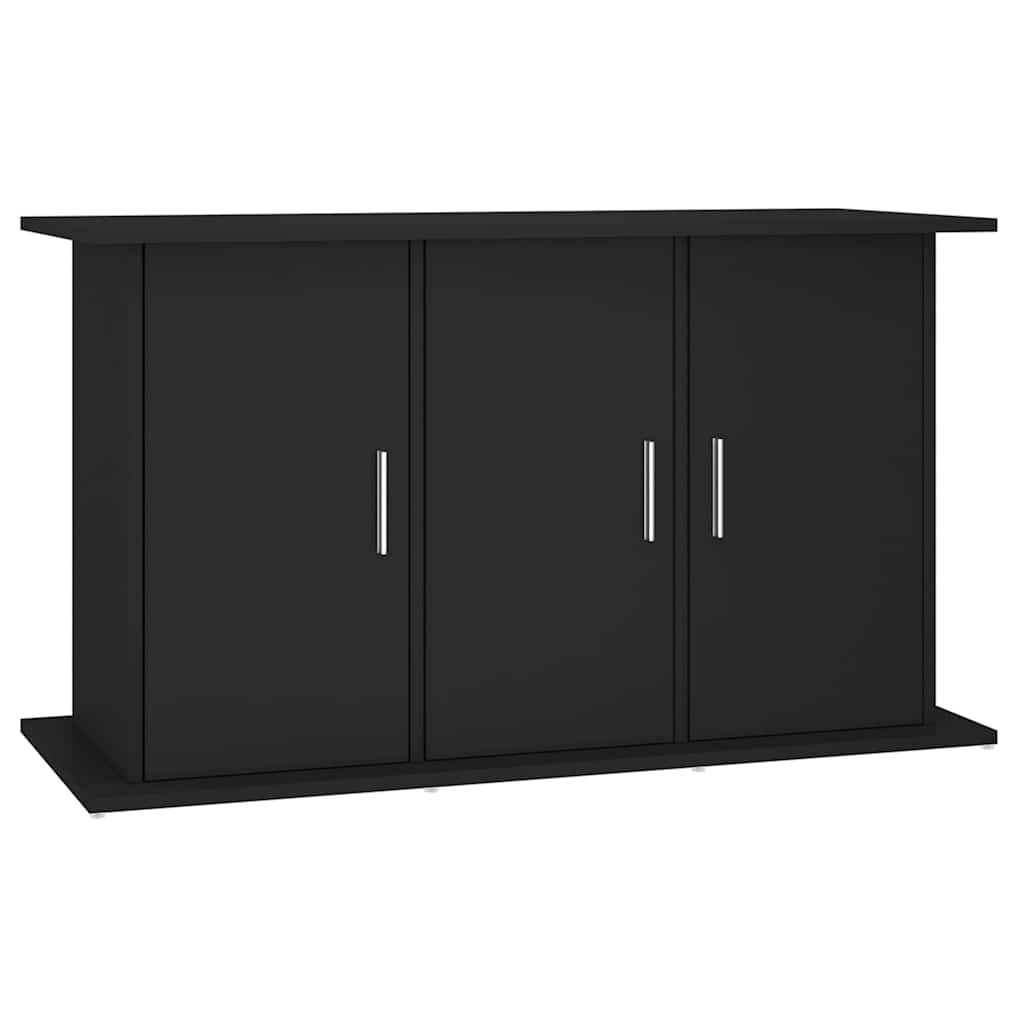 Fekete szerelt fa akváriumi állvány 101x41x58 cm - Image 2