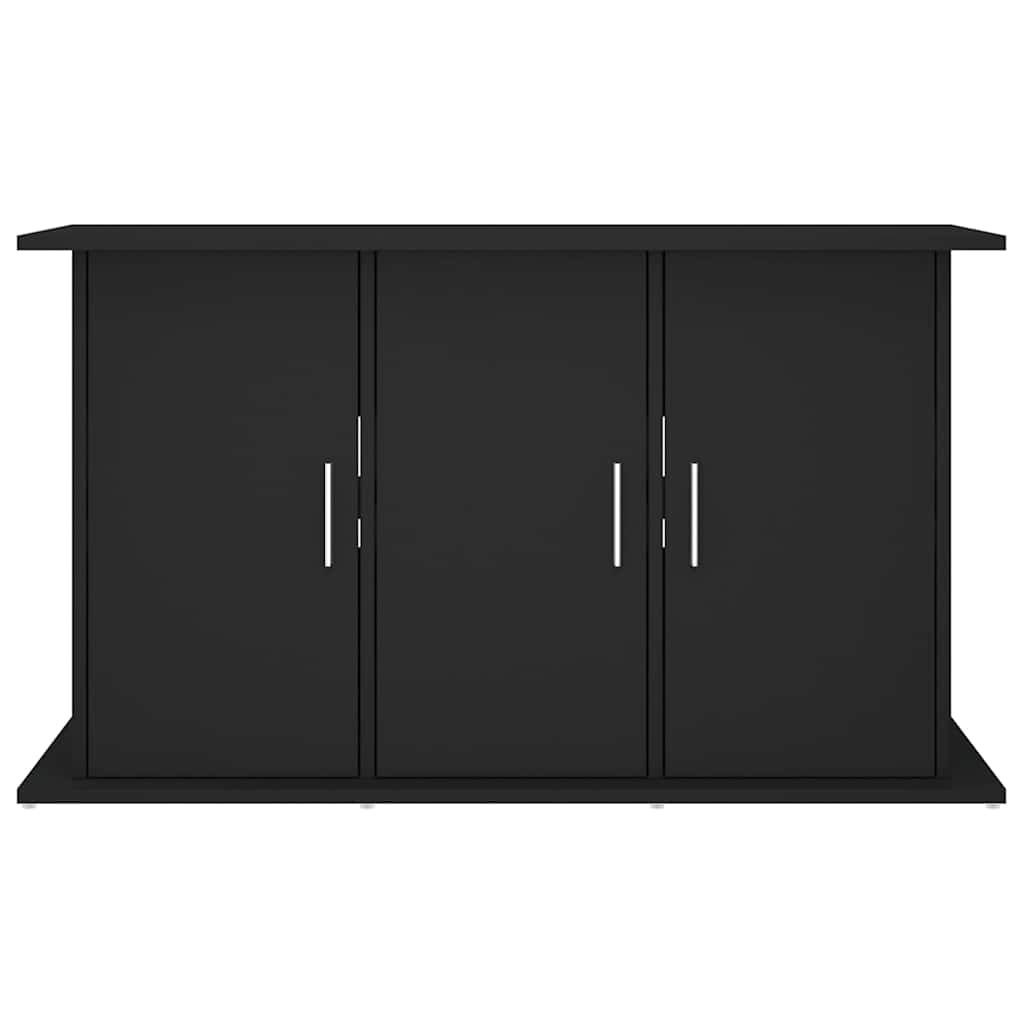 Fekete szerelt fa akváriumi állvány 101x41x58 cm - Image 4