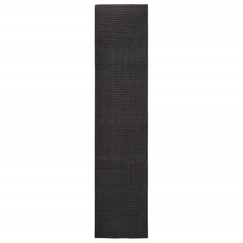Fekete szizálszőnyeg kaparófához 80 x 350 cm - Image 2