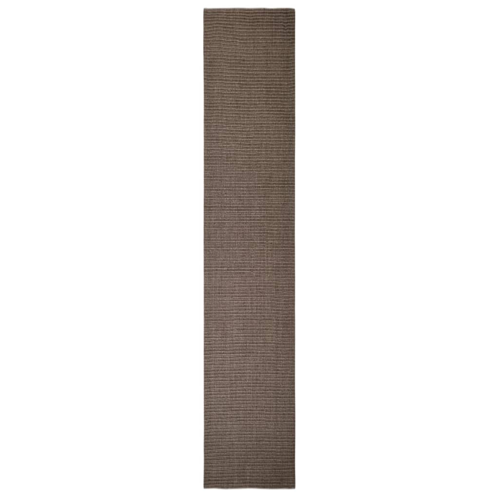 Barna szizálszőnyeg kaparófához 66 x 350 cm - Image 2