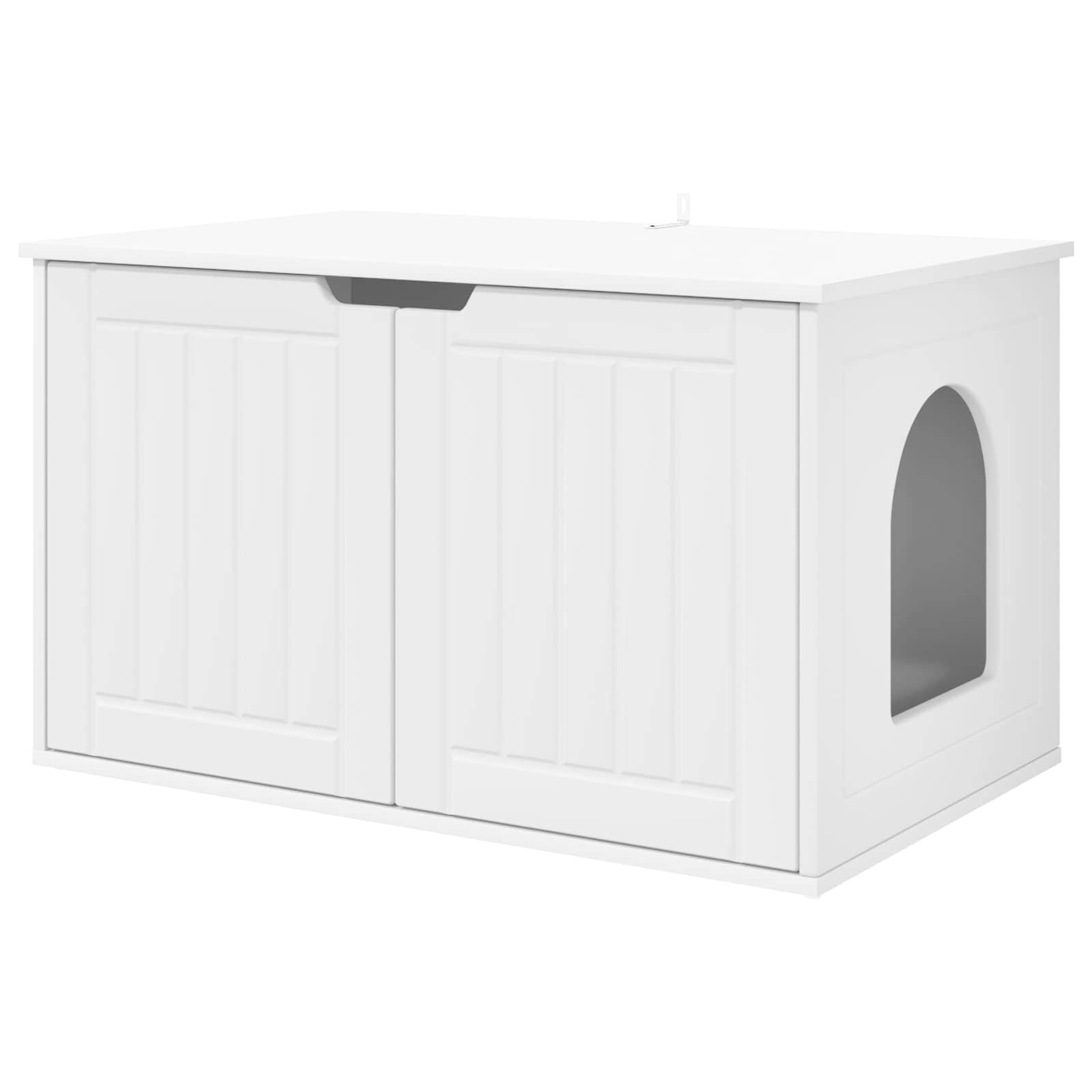 Macska Ház Fehér 85 x 55 x 50,5 cm Szerelt Fa - Image 2