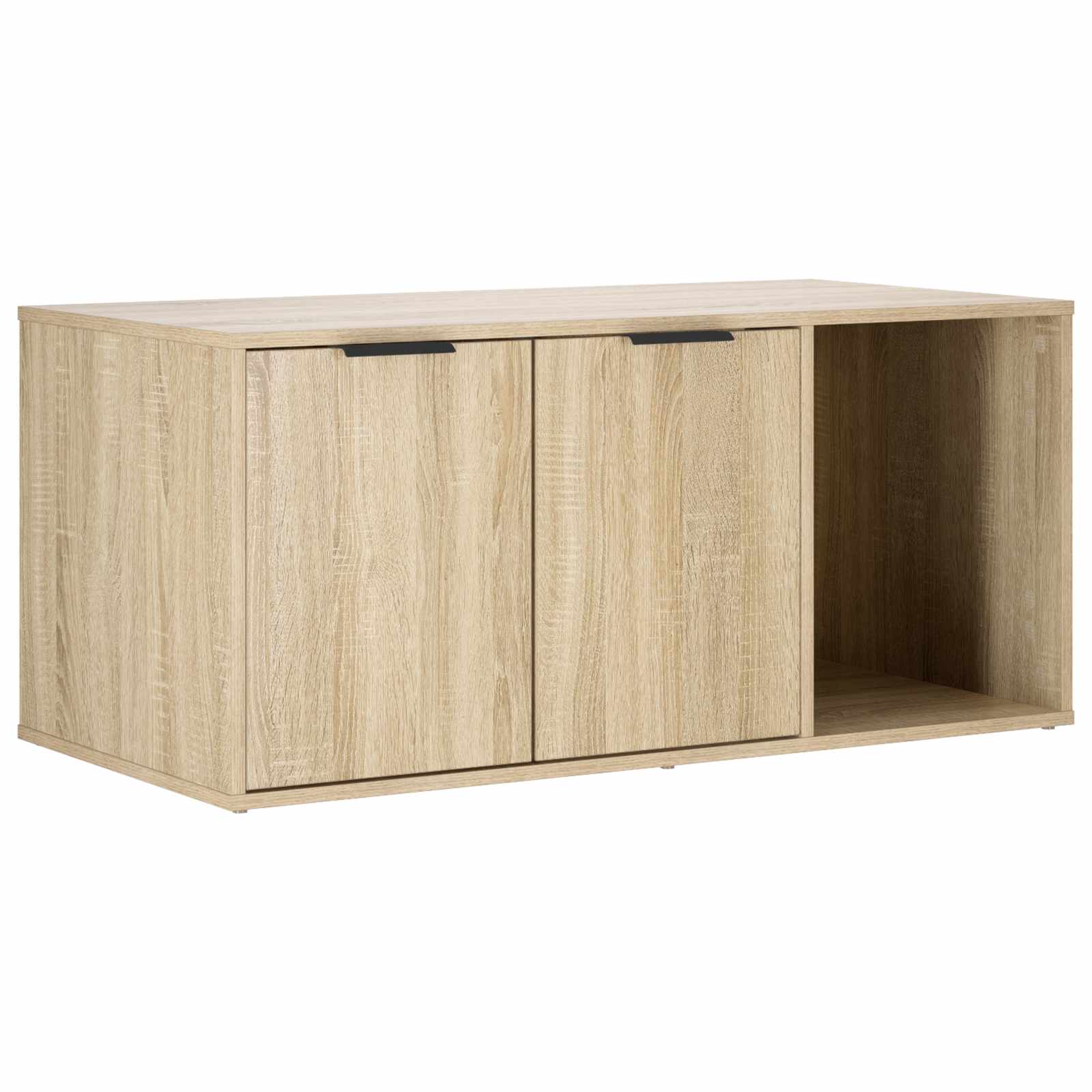 Macska ketrec bútor Sonoma Tölgy 100 x 49 x 45 cm Szerelt Fa - Image 2