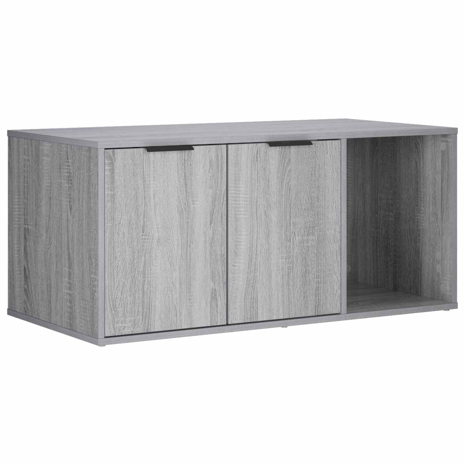 Macska ketrec bútor Szürke Sonoma 100 x 49 x 45 cm Szerelt Fa - Image 2