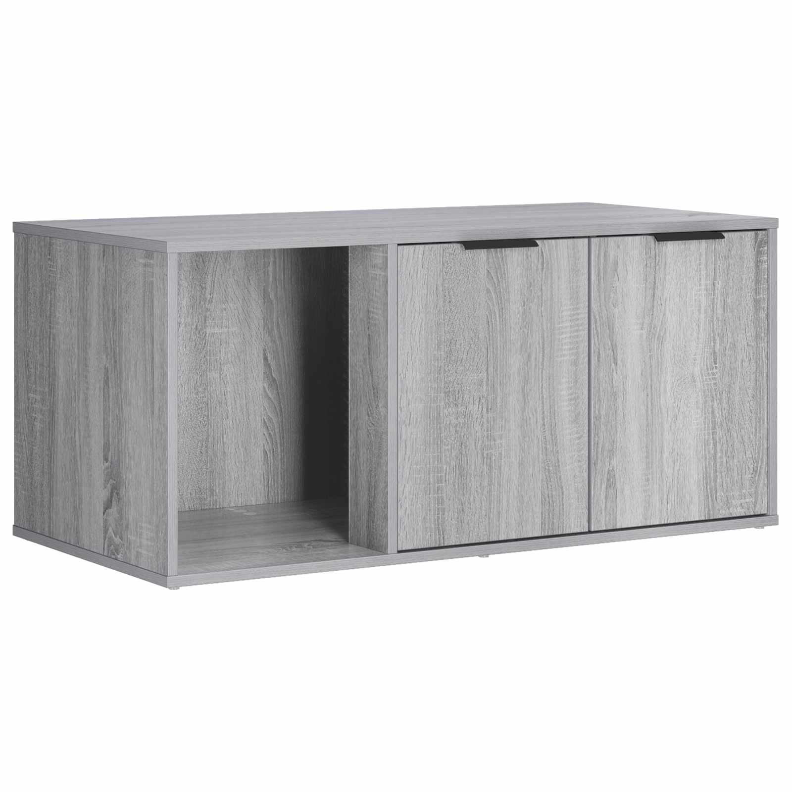 Macska ketrec bútor Szürke Sonoma 100 x 49 x 45 cm Szerelt Fa - Image 5