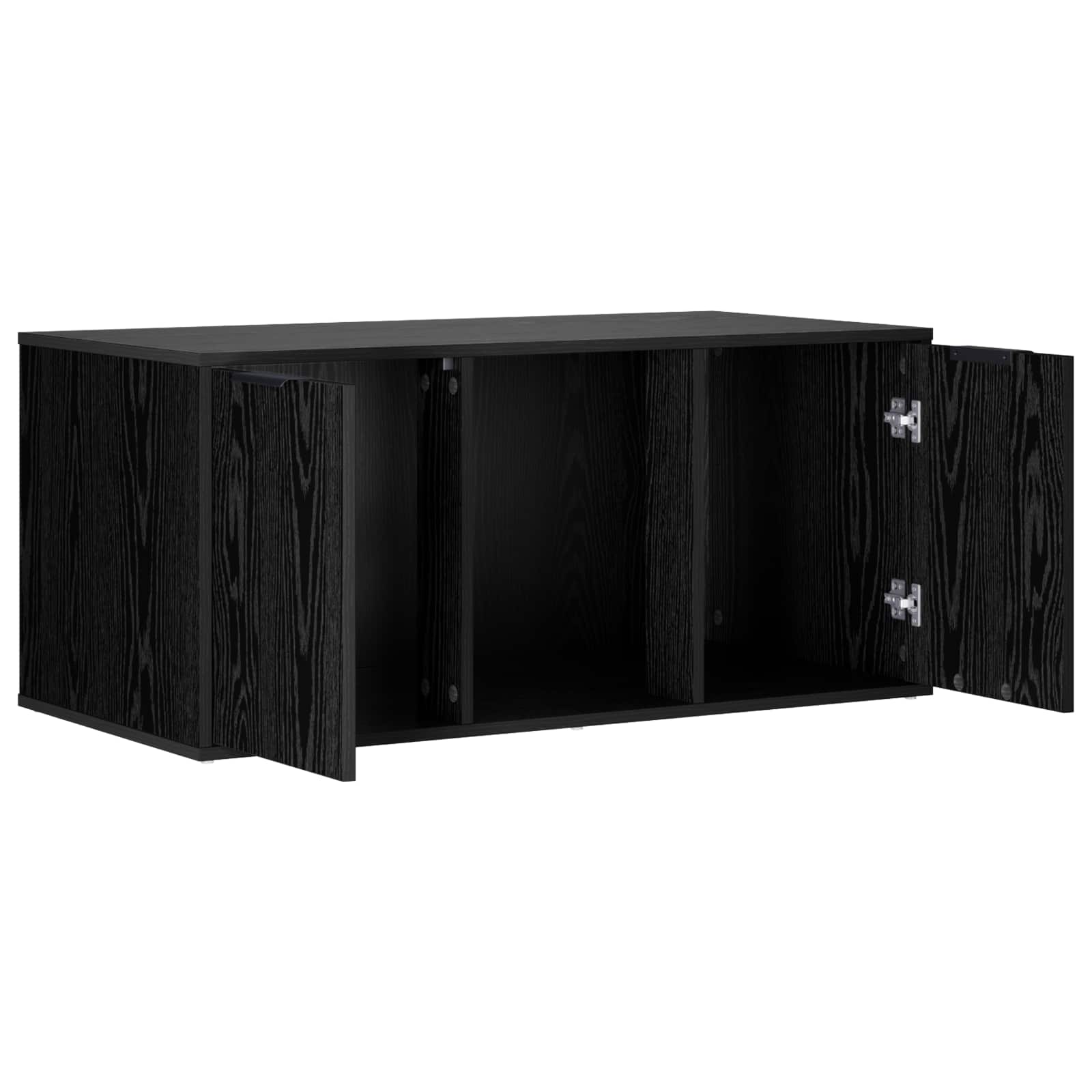 Macska ketrec bútor Fekete Tölgy 100 x 49 x 45 cm Szerelt Fa - Image 5