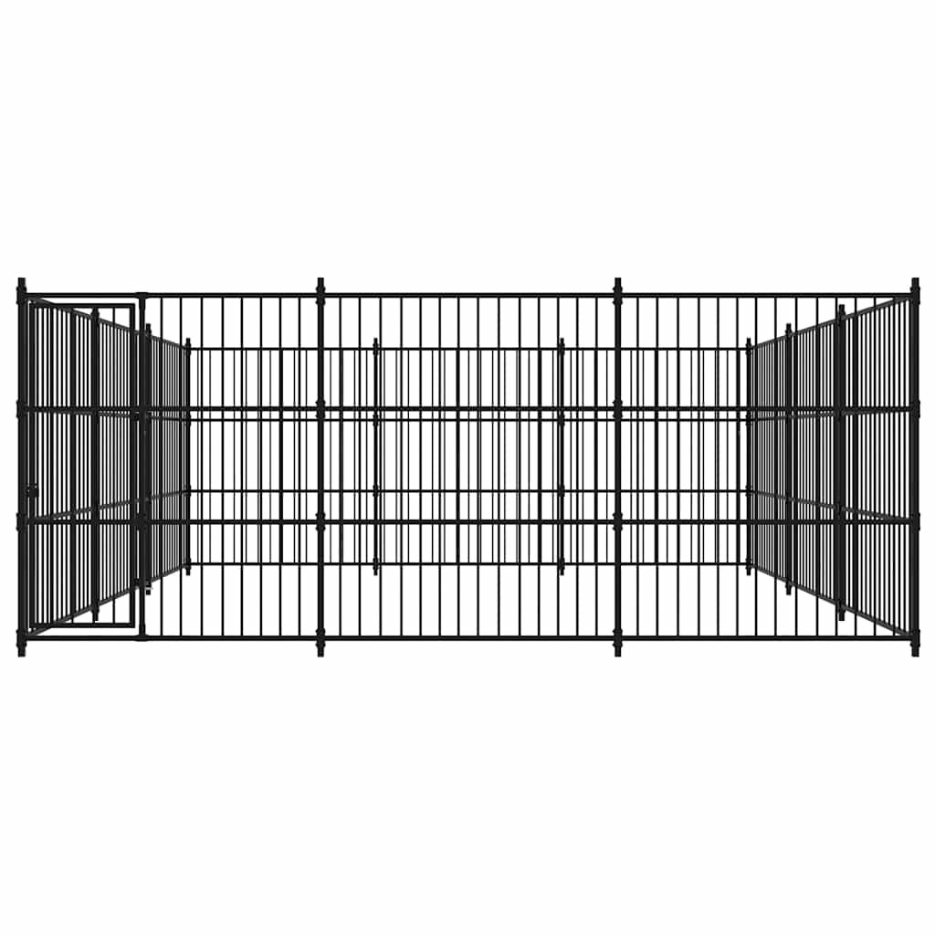 Kültéri kutyakennel 450 x 450 x 185 cm - Image 2