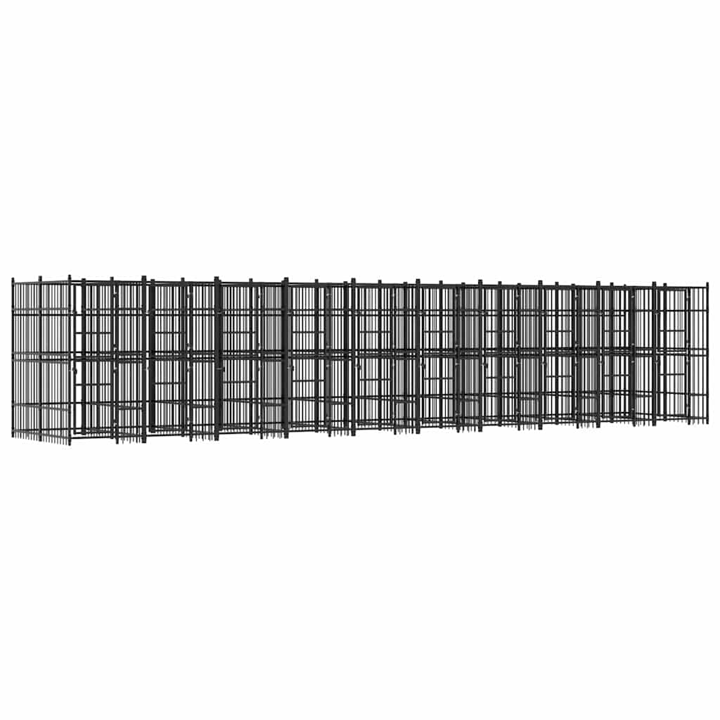 Acél kültéri kutyakennel 18,43 m² - Image 2
