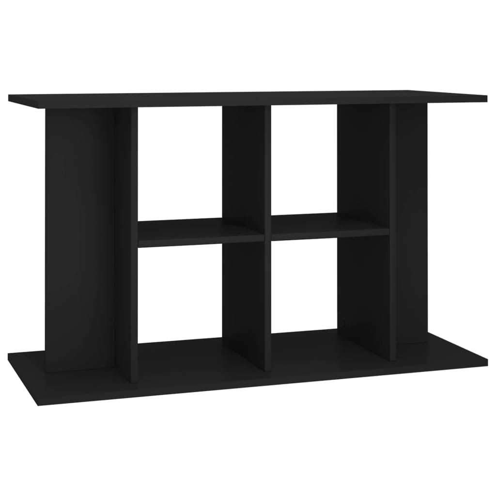 Fekete szerelt fa akváriumi állvány 100 x 40 x 60 cm - Image 2