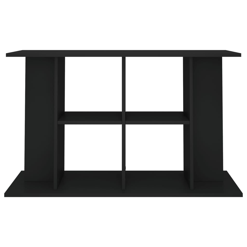 Fekete szerelt fa akváriumi állvány 100 x 40 x 60 cm - Image 3