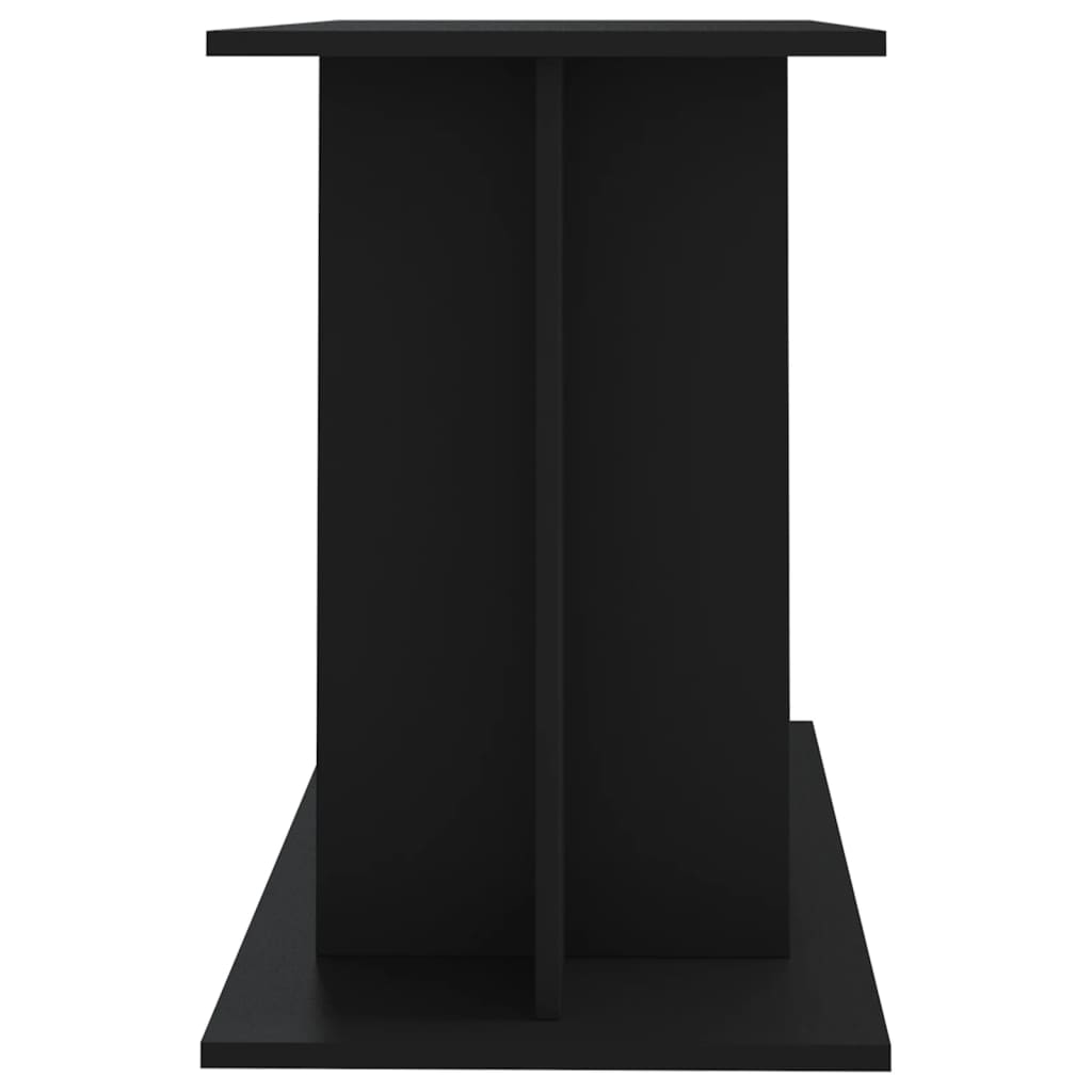 Fekete szerelt fa akváriumi állvány 100 x 40 x 60 cm - Image 4