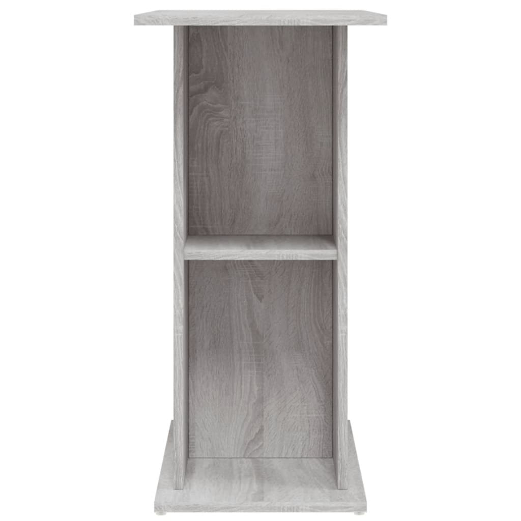 Szürke sonoma szerelt fa akváriumi állvány 75x36x72,5 cm - Image 4