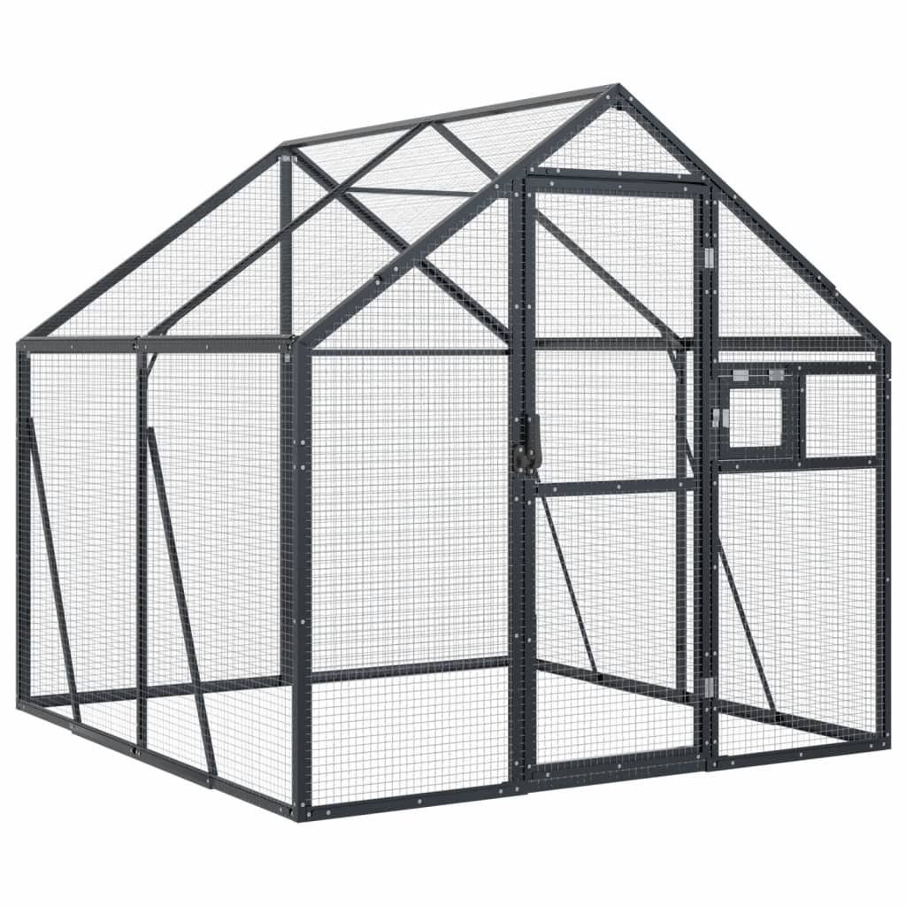 Antracit alumínium madárház 1,79 x 2 x 1,85 m - Image 2