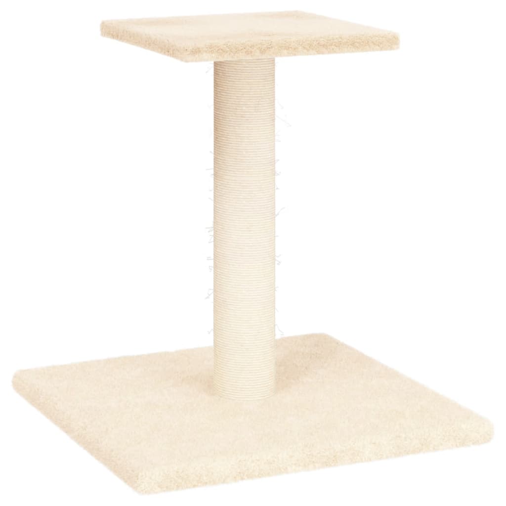 Krémszínű kaparófa emelvénnyel 38 cm - Image 2