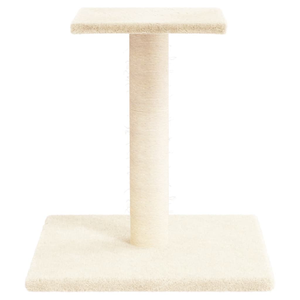 Krémszínű kaparófa emelvénnyel 38 cm - Image 3