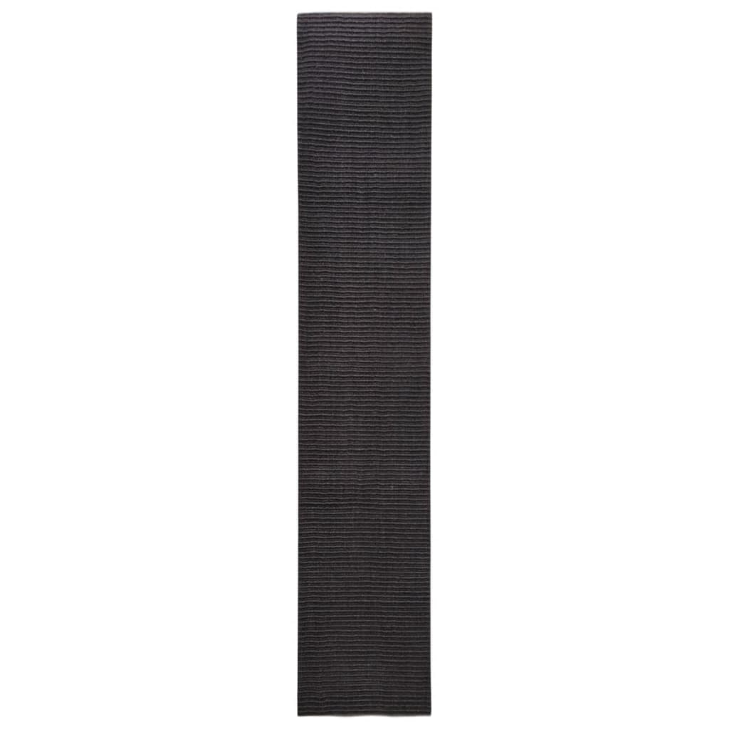 Fekete szizálszőnyeg kaparófához 66 x 350 cm - Image 2