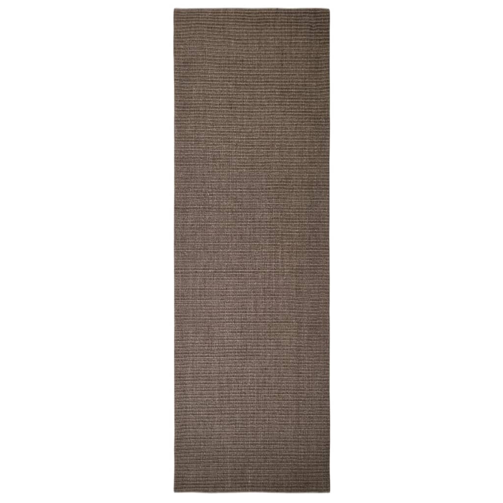 Barna szizálszőnyeg kaparófához 80 x 250 cm - Image 2