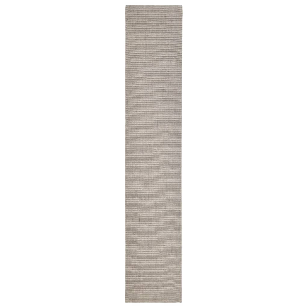 Homokszínű szizálszőnyeg kaparófához 66 x 350 cm - Image 2