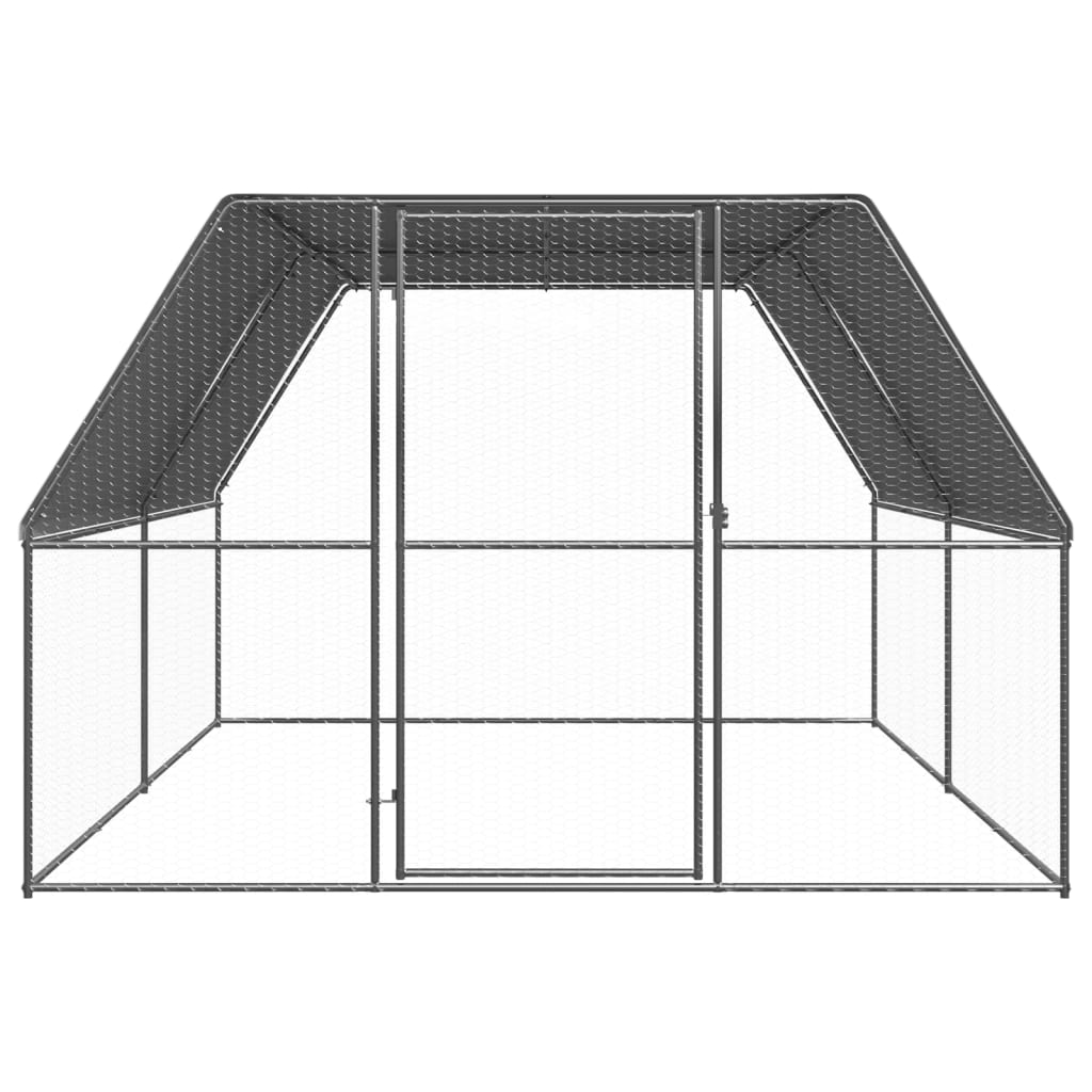 Horganyzott acél tyúkól 3x4x2 m - Image 2