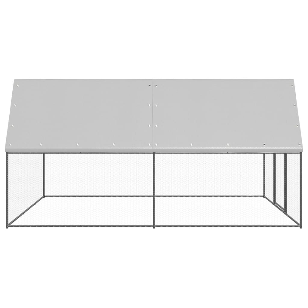 Horganyzott acél tyúkól 3x4x2 m - Image 3