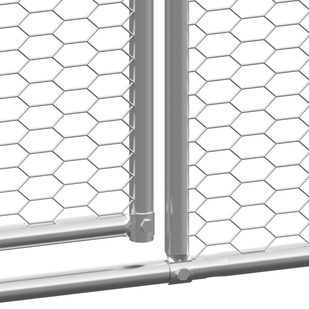 Horganyzott acél tyúkól 3x4x2 m - Image 4