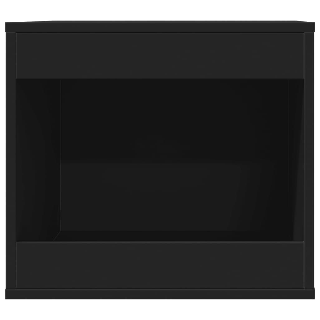 Fekete szerelt fa macskaalomdoboz 47 x 59 x 42 cm - Image 4