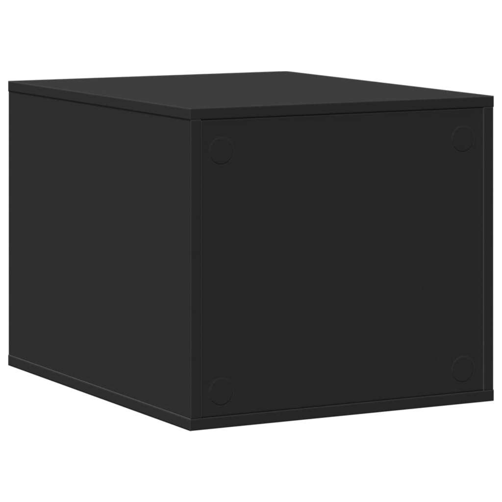 Fekete szerelt fa macskaalomdoboz 47 x 59 x 42 cm - Image 5
